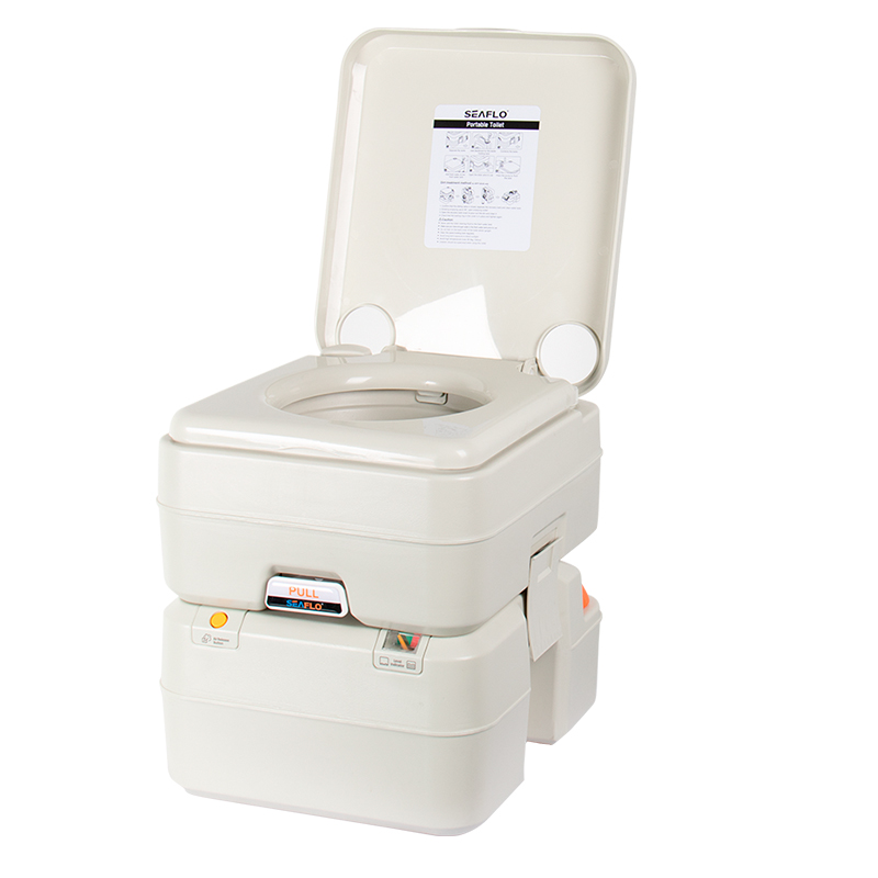 مرحاض متنقل بلاستيكي سعة 20 لت - مراجعة Portable Camp Toilet وسعره