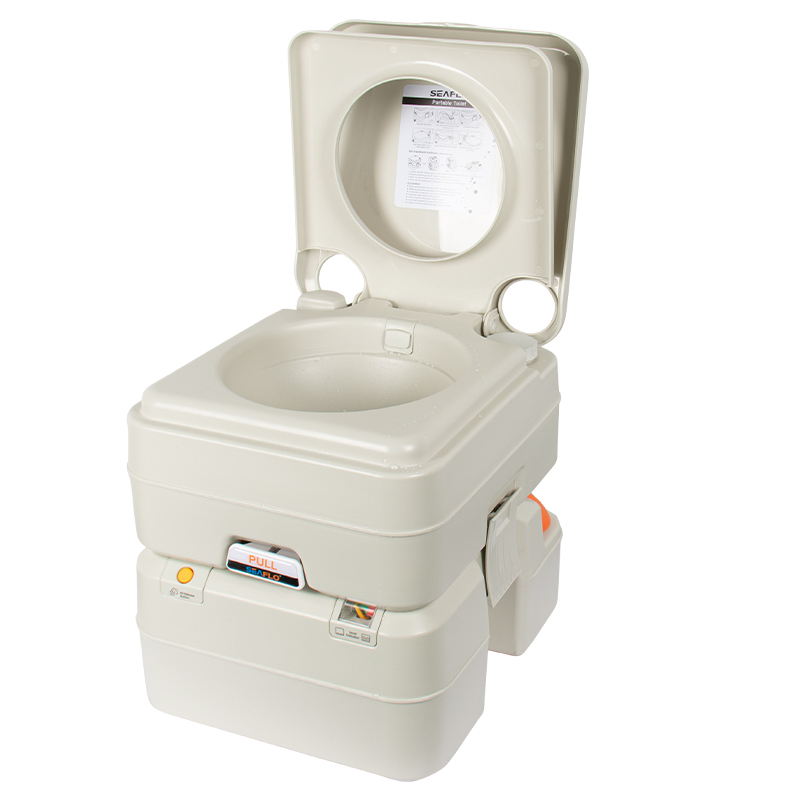 مرحاض متنقل بلاستيكي سعة 20 لت - مراجعة Portable Camp Toilet وسعره