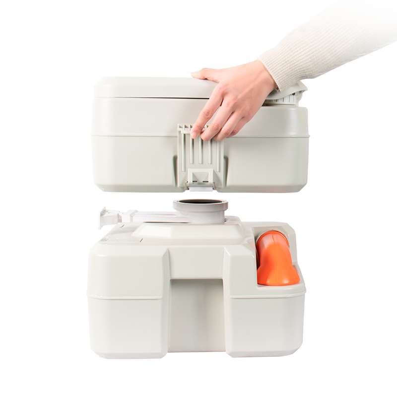 مرحاض متنقل بلاستيكي سعة 20 لت - مراجعة Portable Camp Toilet وسعره