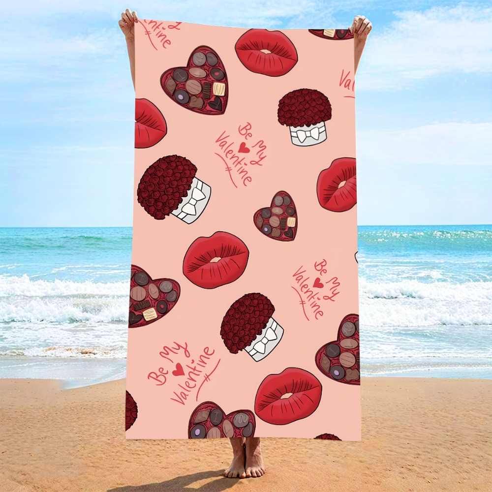منشفة حمام بتصميم رمز القلب مق - مراجعة Camp Towel Microfiber وسعره