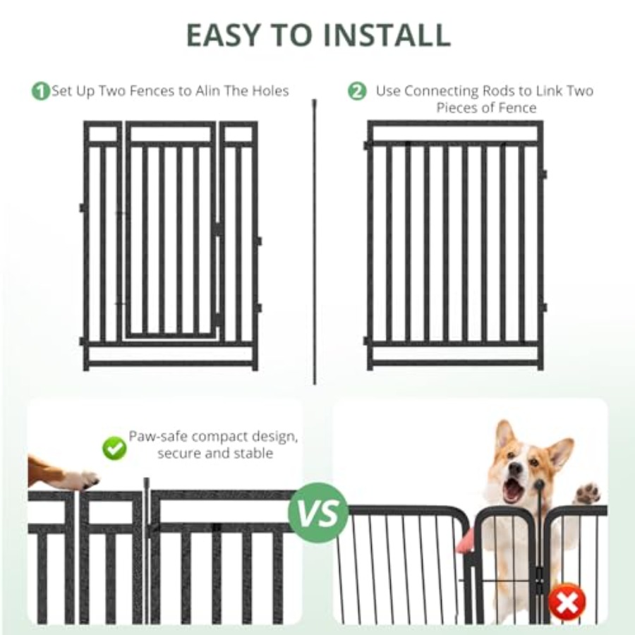 حظيرة متنقلة للكلاب للاستخدام  - مراجعة Outdoor Camping Dog Fence وسعره