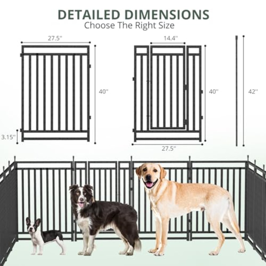 حظيرة متنقلة للكلاب للاستخدام  - مراجعة Outdoor Camping Dog Fence وسعره