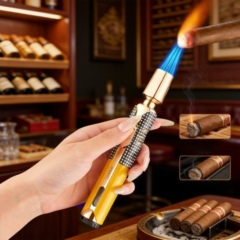 ولاعة غاز البوتان المعدنية الج - مراجعة Outdoor Windproof Lighter وسعره