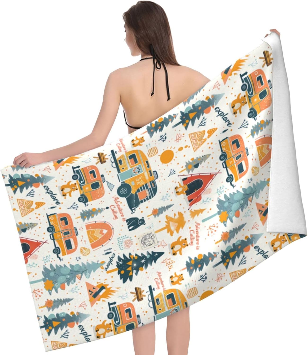 منشفة شاطئ للتخييم والمغامرات، - مراجعة Camp Towel Microfiber وسعره