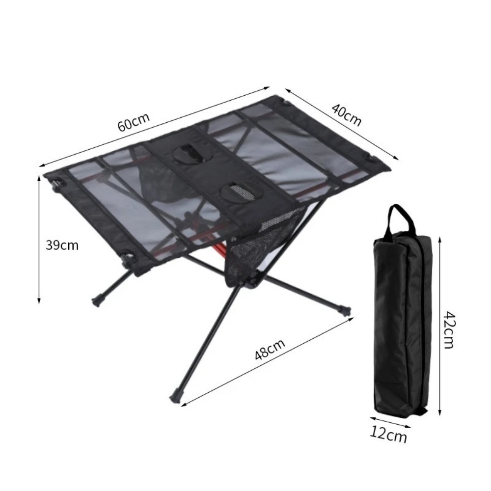 طاولة خفيفة الوزن للغاية قابلة - مراجعة Outdoor Camping Table With Storage وسعره
