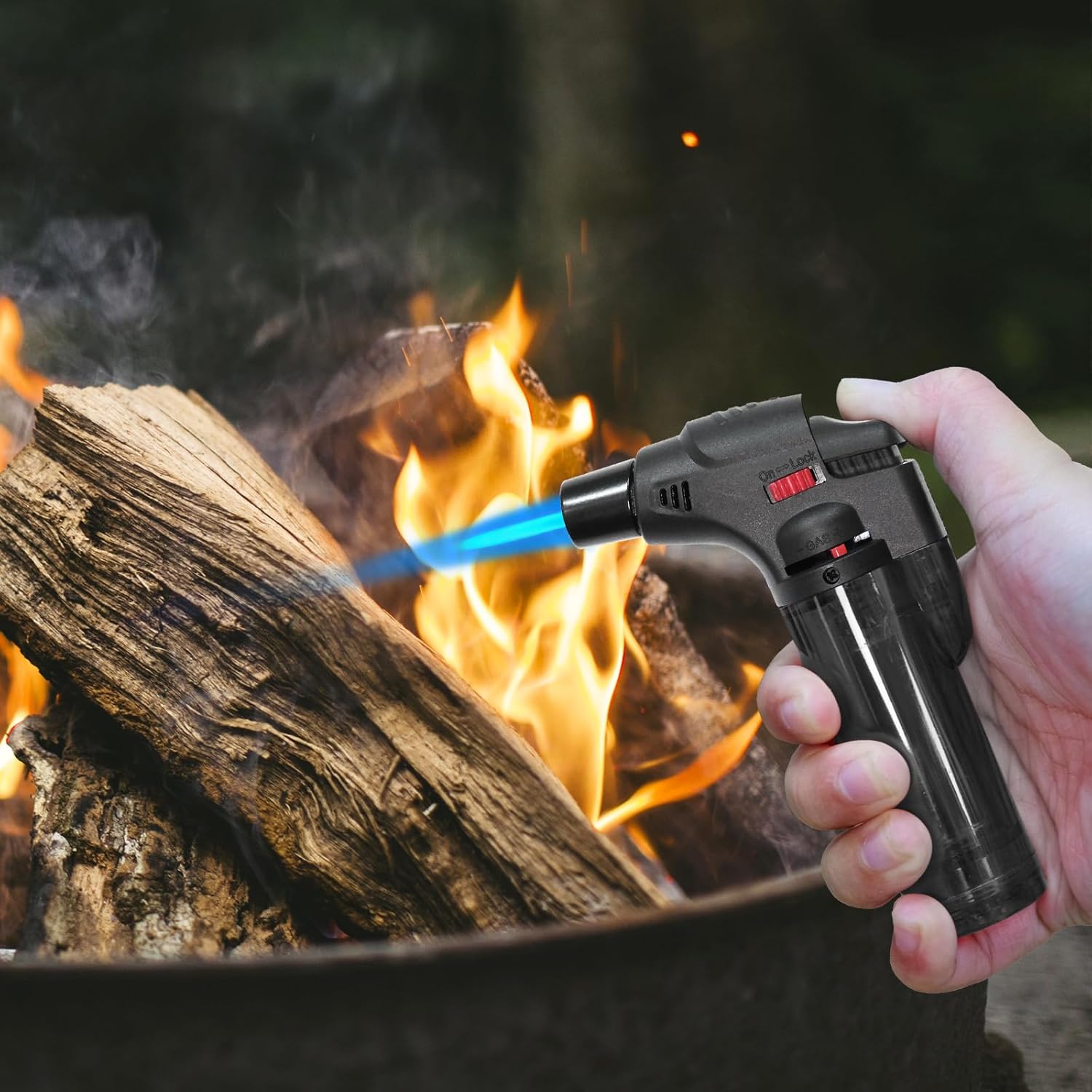 ولاعة شعلة لهب نفاثة قابلة لإع - مراجعة Outdoor Windproof Lighter وسعره