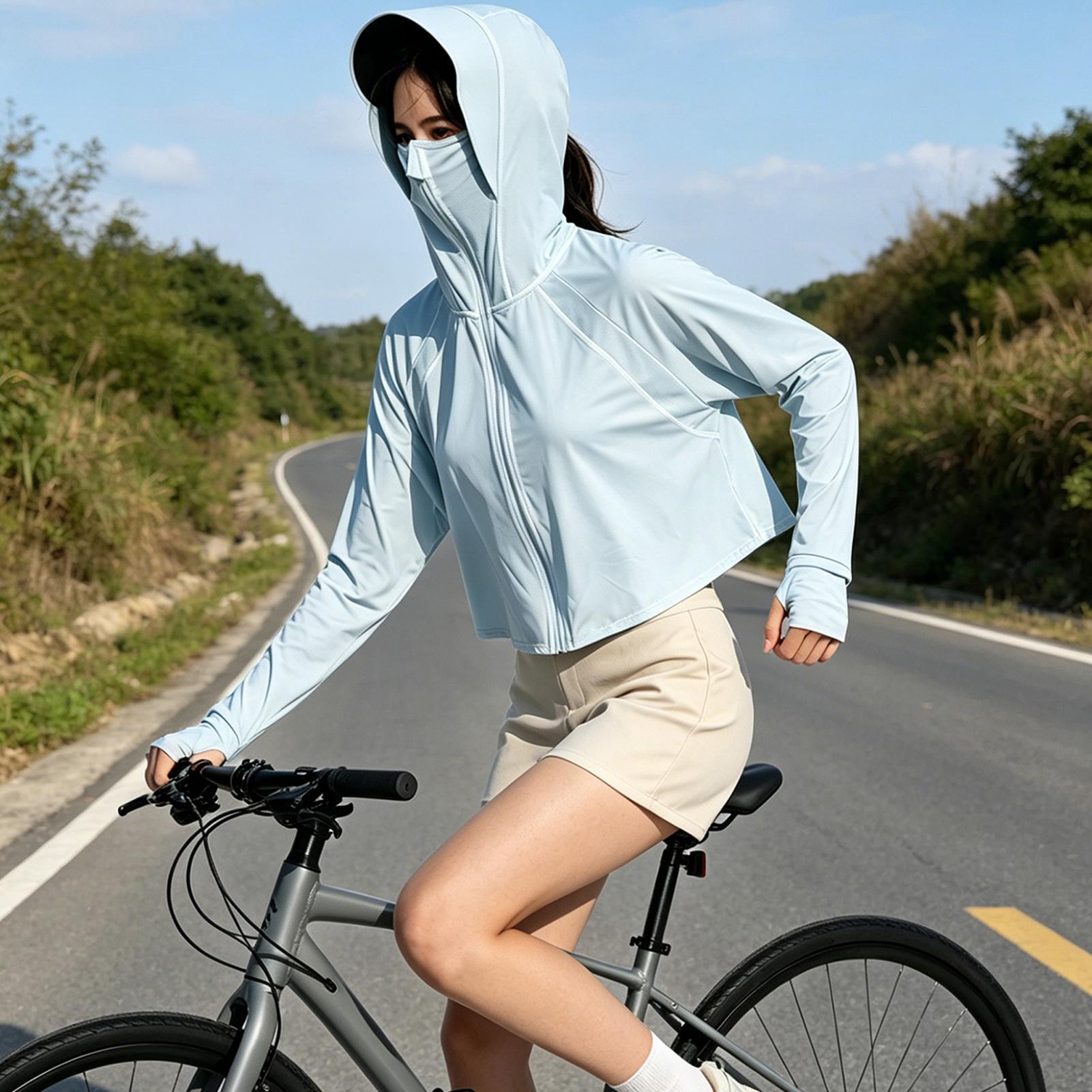سترة واقية من الشمس بأكمام طوي - مراجعة Outdoor Camping Jacket وسعره