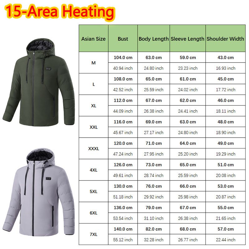 Huelora 11 منطقة سترة ساخنة ال - مراجعة Outdoor Camping Jacket وسعره