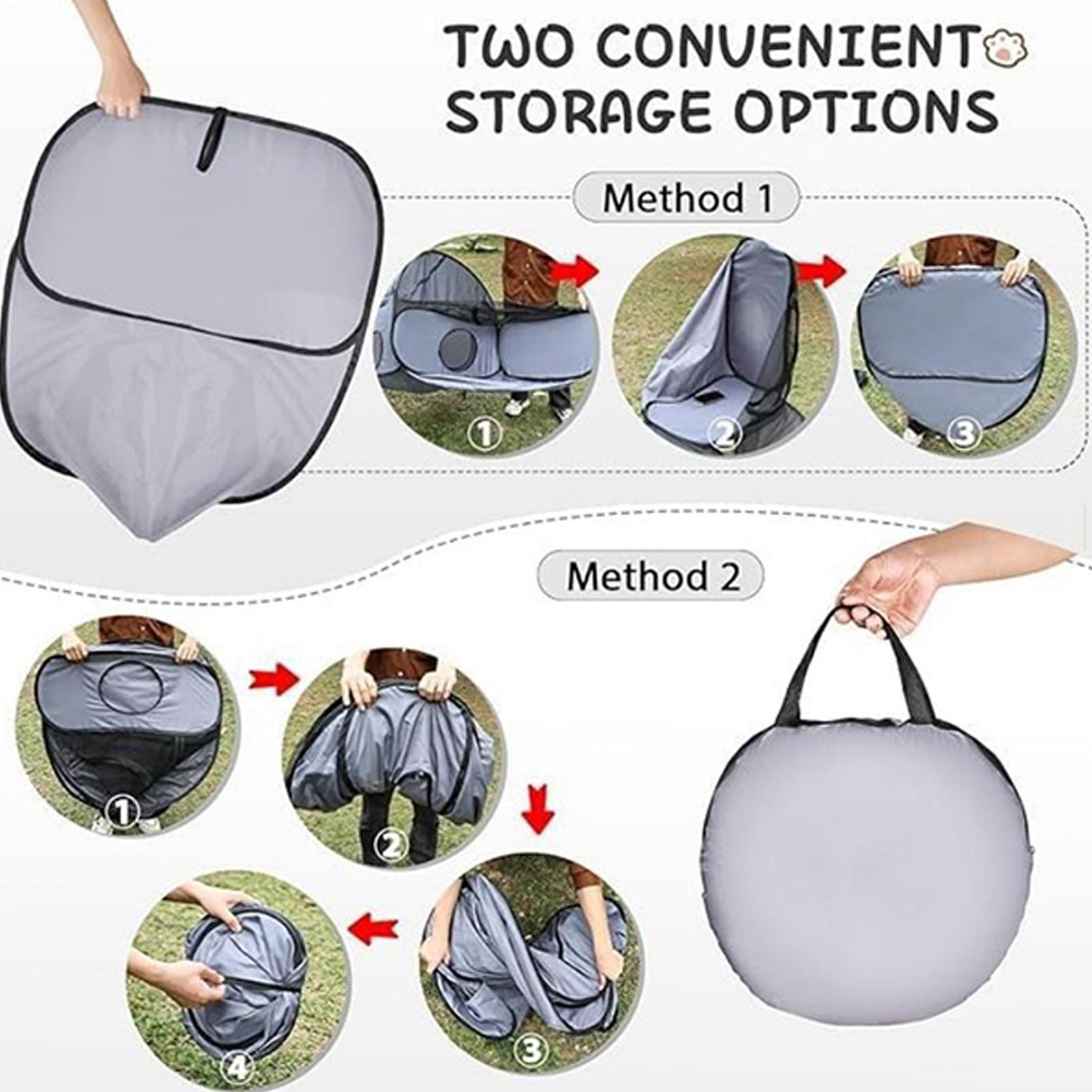 سياج كلب 2025 مع نفق محيطي، سي - مراجعة Outdoor Camping Dog Fence وسعره