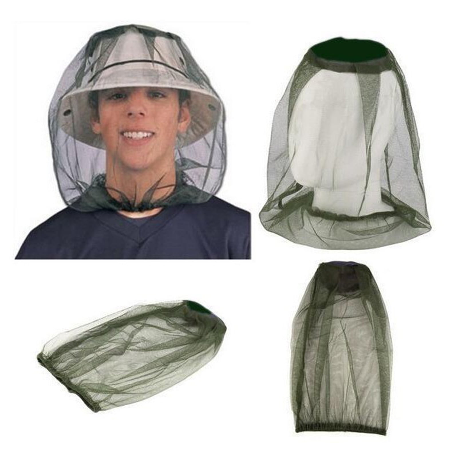 قبعة صيد بشبكة رأسية مضادة للب - مراجعة Outdoor Camping Hat وسعره