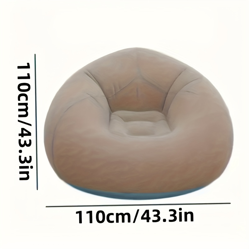 Flocked PVC Inflatable Sofa Ch - مراجعة Outdoor Camping Lounge Chairs وسعره