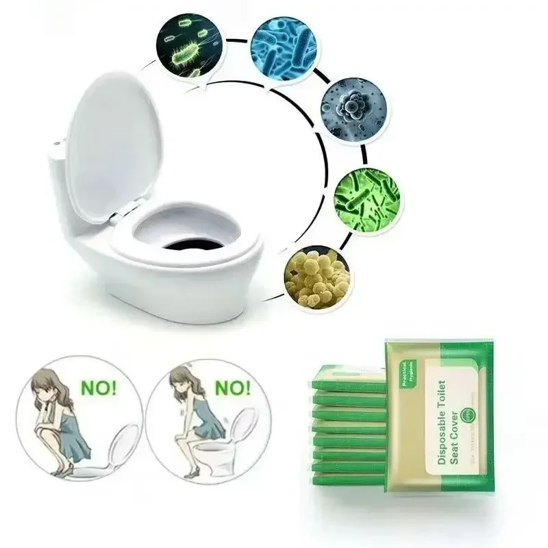 10-300 قطعة غطاء مقعد المرحاض  - مراجعة Portable Camp Toilet وسعره