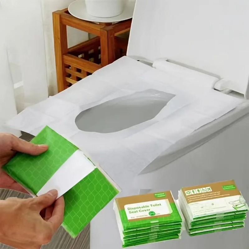 10-300 قطعة غطاء مقعد المرحاض  - مراجعة Portable Camp Toilet وسعره